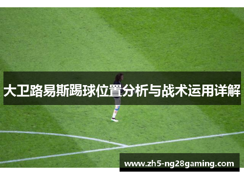 大卫路易斯踢球位置分析与战术运用详解